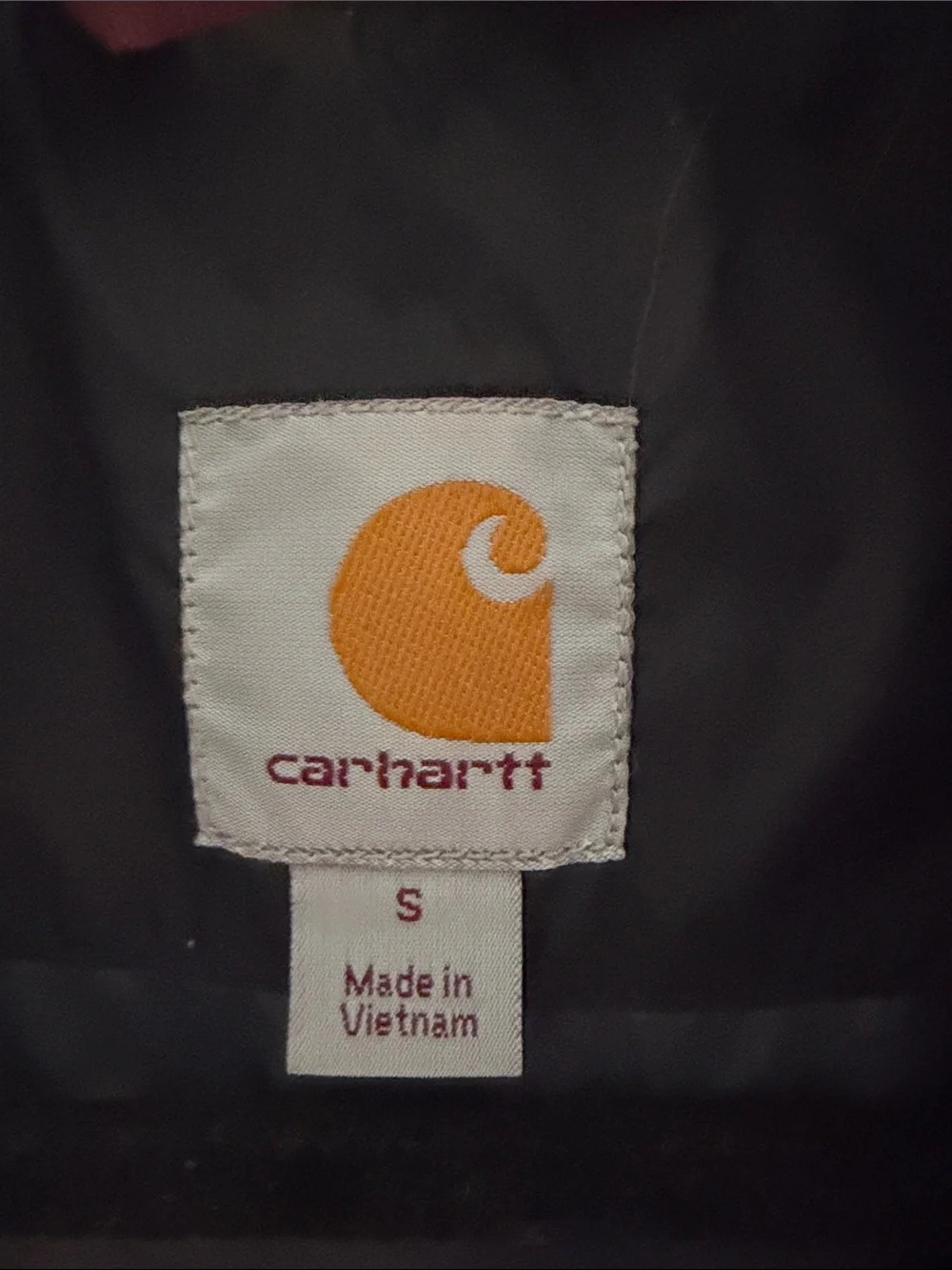 Carhartt Black Quilted Puffer Vest with Chest Pocket - Picture 2 of 5